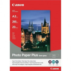 Hartie foto Canon SG-201A3, dimensiune A3, tip semi-gloss, greutate 260g/m2 foto