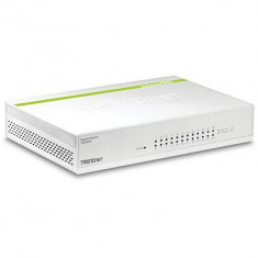 TRENDnet 24-Port Gigabit GREENnet Switch, TEG-S24D, IEEE 802.1p, IEEE 802.3, IEEE 802.3u, foto