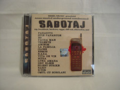 Vand cd selectie hip hop Sabotaj,original,nou foto