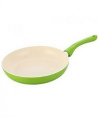 Tigaie acoperita cu ceramica 28cm verde Cook Home foto