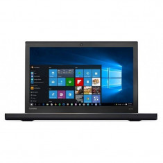 Laptop Lenovo ThinkPad X270 12.5 inch FHD Intel Core i7-7500U 8GB DDR4 256GB SSD FPR Windows 10 Pro Black foto