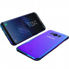 Husa protectie plastic FLOVEME pentru Samsung Galaxy S8, Blue foto