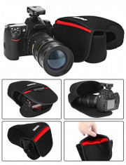 Husa neopren Caden marime L pentru camere foto DSLR foto