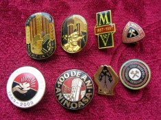 INSIGNE MINERIT LOT DE 8 BUCATI
