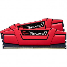 Memorie GSKill RipjawsV Red 32GB DDR4 2400 MHz CL15 Dual Channel Kit foto