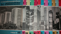 REVISTA CONSTRUCTIILOR SI A MATERIALELOR DE CONSTRUCTII 1-12 / 1963 foto