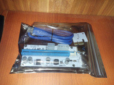 Riser PCI 1x-16x mining vers 008 s NOU ETH adaptor stabil 60 cm factura Testate foto