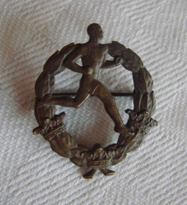 Insigna veche de atletism - Suedia foto