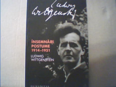 Ludwig Wittgenstein - INSEMNARI POSTUME 1914-1951 { Humanitas, 2013 } foto