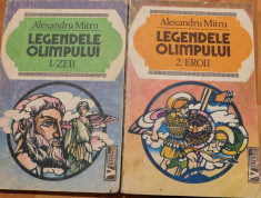 Legendele Olimpului (2 vol: Zeii + Eroii) de Alexandru MItru foto