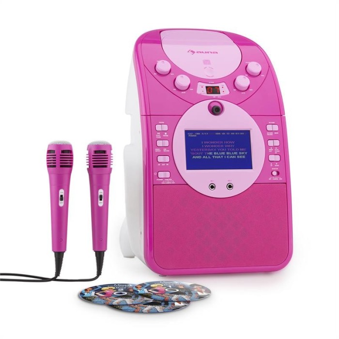 Auna ecran Steaua karaoke Camera CD USB SD MP3 inclusiv. 2 x microfon foto mare Auna ecran Steaua karaoke Camera CD USB SD MP3 inclusiv. 2 x microfon foto mare