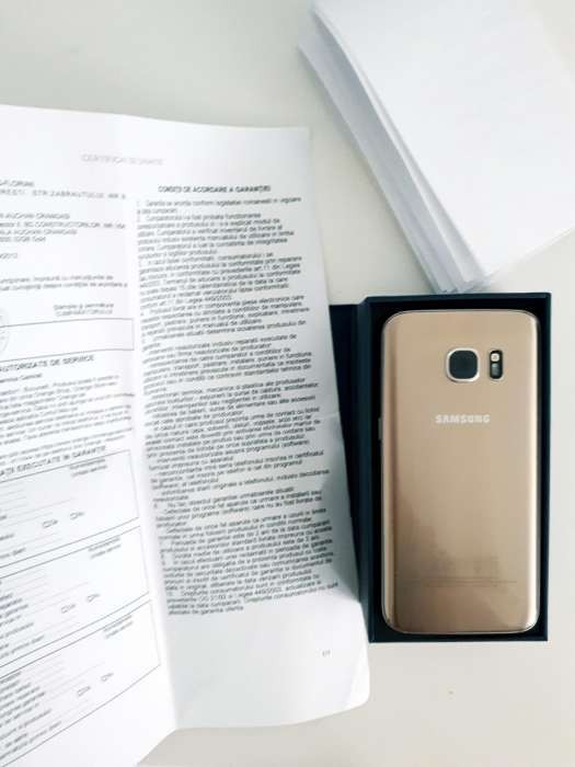 Samsung Galaxy S7 Gold - Factura si Garantie Orange foto mare Samsung Galaxy S7 Gold - Factura si Garantie Orange foto mare
