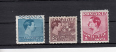 ROMANIA 1938, LP 124 , CONSTITUTIA SERIE MNH foto