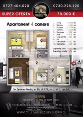 Apartament 4 camere, 97mp, Sebastian, Bucuresti foto