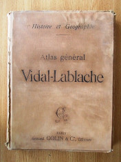 ATLAS GENERAL VIDAL-LABLACHE-histoire et geographie-1894 foto