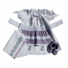 Costum de botez Ioana 1 an/80 cm Elfbebe foto