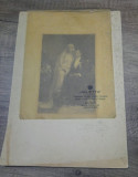 Cuplu/ fotografie originala Julietta semnata si datata 1923, folie de protectie