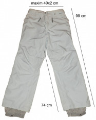 Pantaloni ski schi BURTON membrana, cusaturi lipite (dama S/M)cod-450448 foto