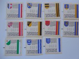 LIECHTENSTEIN-PRIMA SERIE DE TIMBRE DE AUTOMAT, HERALDICA-COMPLETA,NESTAMPILATE, Nestampilat