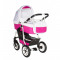 Carucior bebelusi 3 in 1 PJ Stroller Comfort White Pink