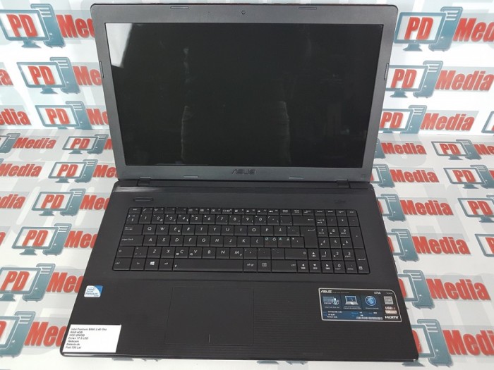 Laptop Asus Dual-Core 4GB HDD 250GB 17.3LED Webcam Wi-fi foto mare Laptop Asus Dual-Core 4GB HDD 250GB 17.3LED Webcam Wi-fi foto mare