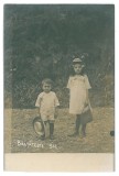 1875 - BALTATESTI, Neamt, Children - old postcard, real PHOTO - used - 1911