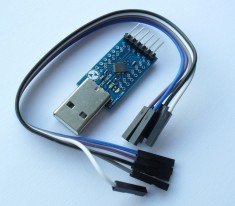 USB 2.0 to TTL UART 6PIN serial converter CP2104 + 6 cablur mama - mama (c.1603) foto