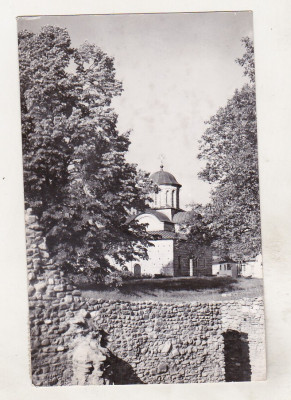 bnk cp Curtea de Arges - Biserica domneasca si ruinele palatului - circulata foto