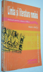 Limba si literatura romana - Manual pentru clasa a VIII a / 2002 foto