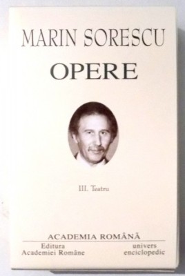 Opere / Marin Sorescu Vol. 3 TEATRU foto