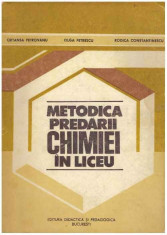Metodica predarii chimiei in liceu - Autor(i): Ortansa Petrovanu, Olga Petrescu, Rodica foto