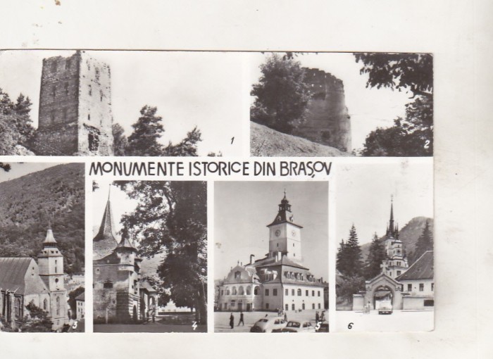 bnk cp Monumente istorice din Brasov - vedere - circulata