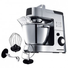 Mixer cu bol Heinner Master Collection HPM-1500XMC, Argintiu/Negru, 1500 W, Bol 5.5 L , 6 Viteze foto