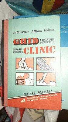 Ghid Clinic Explorari Diagnostic Terapie Urgente A.Schaffler STARE FOARTE BUNA . foto