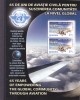AVIATIE OACI, BLOC,2010, MNH,ROMANIA., Nestampilat