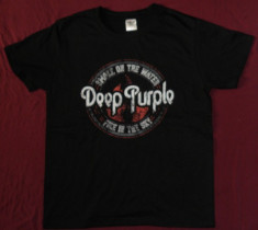 Tricou Deep Purple Smoke on The Water si In Rock,si XS 180 gr,tricouri rock foto