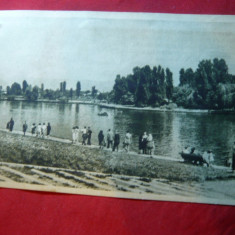 Ilustrata Bucuresti - Parcul VI Stalin circulat 1955