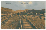 1562 - COMARNIC, Brasov, Railway Station - old postcard - unused, Necirculata, Printata