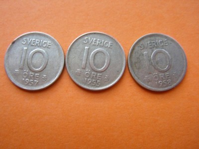 10 ORE 1955 ; 1957 ; 1958 . LOT ARGINT foto