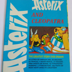 (T) Revista benzi desenate Asterix and Cleopatra, cu caseta audio, limba engleza