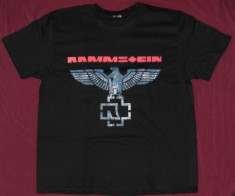 Tricou Rammstein vultur ,Eagle,stema,calitate 180 gr rock foto