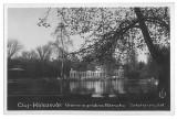 2082 - CLUJ, Garden, park - old postcard, real PHOTO - used - 1936