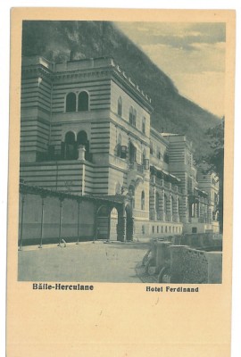 1728 - BAILE HERCULANE, Caras-Severin - old postcard - used - 1935 foto
