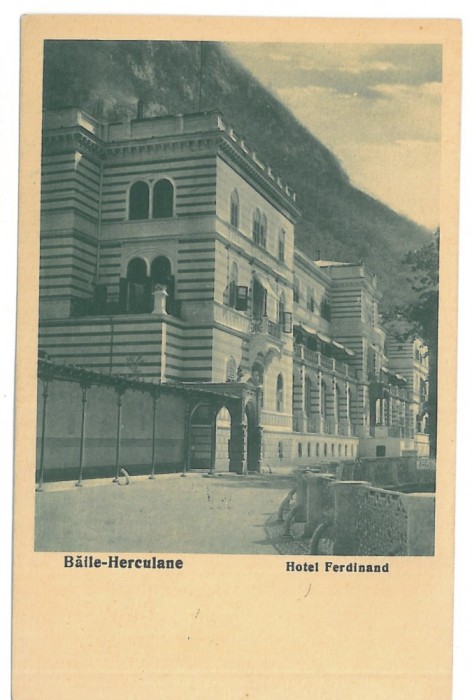 1728 - BAILE HERCULANE, Caras-Severin - old postcard - used - 1935