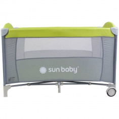 Patut Pliabil cu un nivel Sweet Dreams - Sun Baby - Verde foto