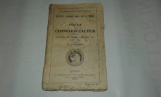 CORNELIUS TACITUS - ANALELE Vol.1., Ed.1925 foto