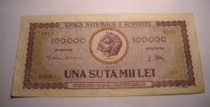 100000 lei 1947 Ianuarie foto
