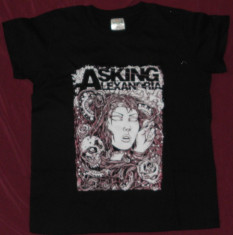 Tricou Asking Alexandria - Girl a/n, marimea XS -12-13 ani ,tricouri rock foto