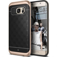 Husa Caseology Parallax Samsung Galaxy S7 Edge Black/Gold foto