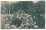 3017 - FOCSANI, Vrancea, The Public Garden, Grotto - old postcard - used - 1911, Circulata, Printata